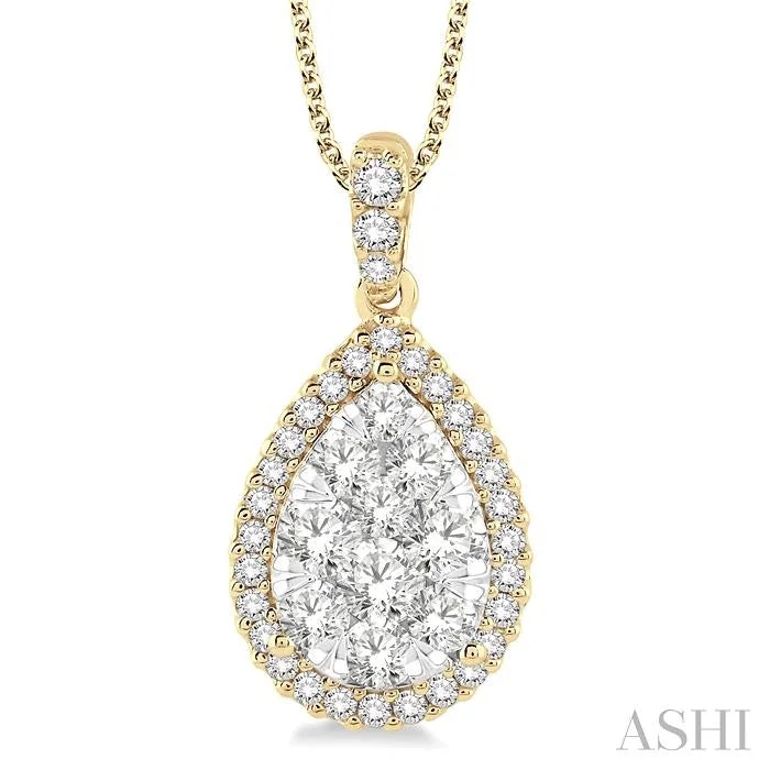 Limited-Stock Jewelry Clearance – Grab Your Favorites Now PEAR SHAPE HALO LOVEBRIGHT ESSENTIAL DIAMOND PENDANT Limited-Stock Jewelry Clearance – Grab Your Favorites Now PEAR SHAPE HALO LOVEBRIGHT ESSENTIAL DIAMOND PENDANT