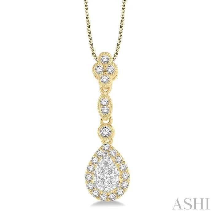 Special Offers On Handcrafted And Designer Jewelry PEAR SHAPE HALO LOVEBRIGHT DIAMOND PENDANT Special Offers On Handcrafted And Designer Jewelry PEAR SHAPE HALO LOVEBRIGHT DIAMOND PENDANT