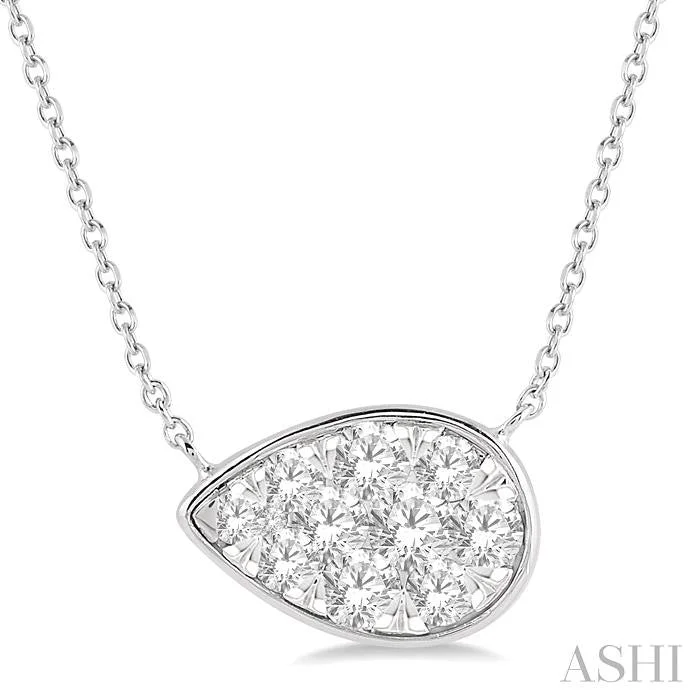 Bold And Beautiful Jewelry Now At Irresistible Prices PEAR SHAPE EAST-WEST LOVEBRIGHT ESSENTIAL DIAMOND PENDANT Bold And Beautiful Jewelry Now At Irresistible Prices PEAR SHAPE EAST-WEST LOVEBRIGHT ESSENTIAL DIAMOND PENDANT