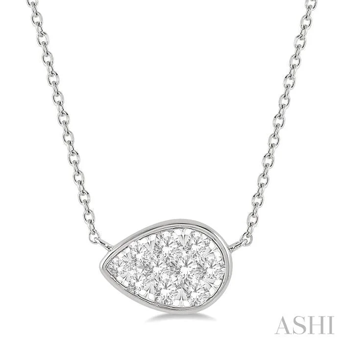 Don't Miss Out On Bestselling Jewelry At Special Prices PEAR SHAPE EAST-WEST LOVEBRIGHT ESSENTIAL DIAMOND PENDANT Don't Miss Out On Bestselling Jewelry At Special Prices PEAR SHAPE EAST-WEST LOVEBRIGHT ESSENTIAL DIAMOND PENDANT