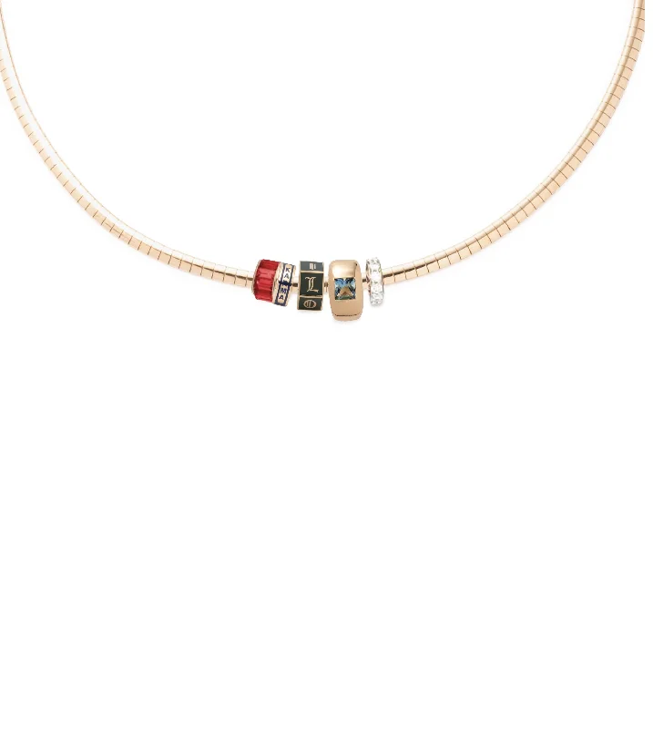 Exclusive Jewelry Bundles At Discounted Rates Princess Cut Swiss Blue Heart Slide & Custom : Small Sleek Collar Necklace Exclusive Jewelry Bundles At Discounted Rates Princess Cut Swiss Blue Heart Slide & Custom : Small Sleek Collar Necklace