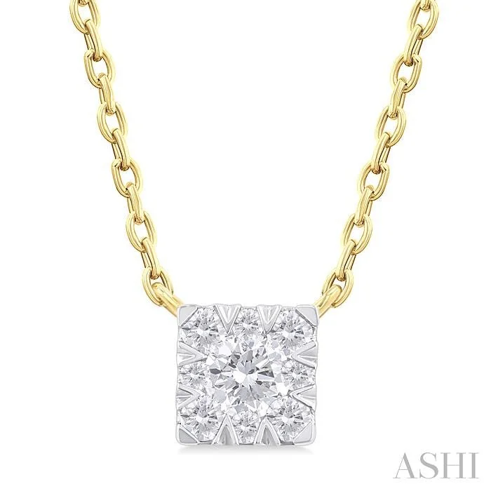 Shop Stylish Jewelry Now And Save Big PRINCESS SHAPE LOVEBRIGHT PETITE DIAMOND PENDANT Shop Stylish Jewelry Now And Save Big PRINCESS SHAPE LOVEBRIGHT PETITE DIAMOND PENDANT
