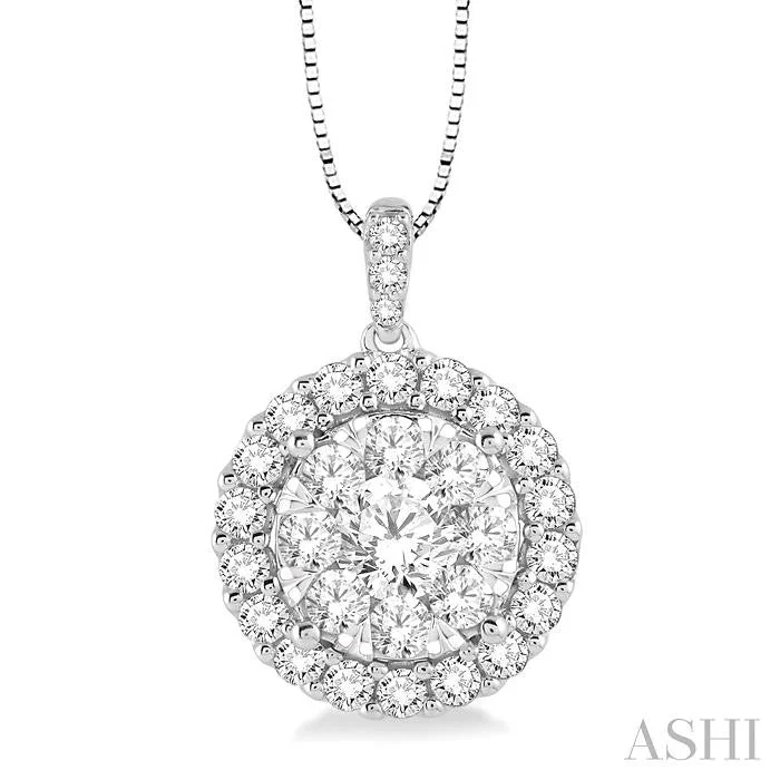 Seasonal Jewelry Clearance – Best Styles At The Lowest Prices ROUND SHAPE HALO LOVEBRIGHT ESSENTIAL DIAMOND PENDANT Seasonal Jewelry Clearance – Best Styles At The Lowest Prices ROUND SHAPE HALO LOVEBRIGHT ESSENTIAL DIAMOND PENDANT