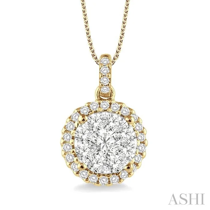 Jewelry Deals That Outshine The Rest ROUND SHAPE HALO LOVEBRIGHT ESSENTIAL DIAMOND PENDANT Jewelry Deals That Outshine The Rest ROUND SHAPE HALO LOVEBRIGHT ESSENTIAL DIAMOND PENDANT