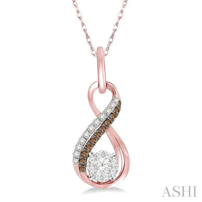 Premium Jewelry, Premium Discounts – Act Fast ROUND SHAPE LOVEBRIGHT CHAMPAGNE DIAMOND INFINITY PENDANT Premium Jewelry, Premium Discounts – Act Fast ROUND SHAPE LOVEBRIGHT CHAMPAGNE DIAMOND INFINITY PENDANT