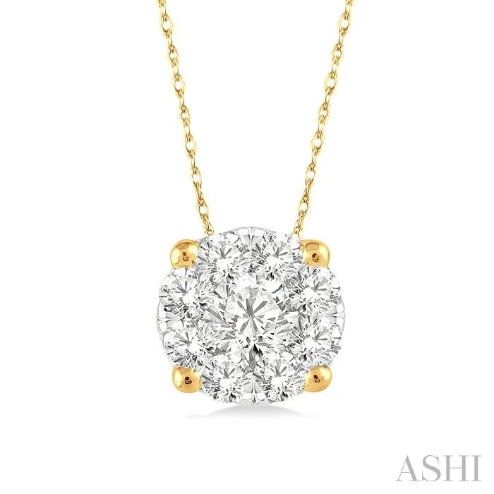 Make Your Outfit Shine With Discounted Jewelry ROUND SHAPE LOVEBRIGHT ESSENTIAL DIAMOND SOLITAIRE PENDANT Make Your Outfit Shine With Discounted Jewelry ROUND SHAPE LOVEBRIGHT ESSENTIAL DIAMOND SOLITAIRE PENDANT