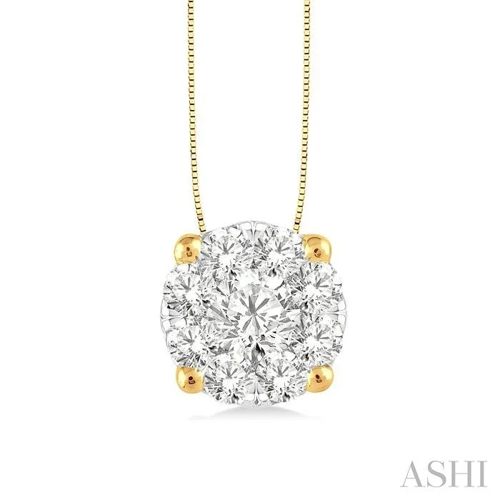The Perfect Jewelry Piece At The Perfect Discount ROUND SHAPE LOVEBRIGHT ESSENTIAL DIAMOND SOLITAIRE PENDANT The Perfect Jewelry Piece At The Perfect Discount ROUND SHAPE LOVEBRIGHT ESSENTIAL DIAMOND SOLITAIRE PENDANT