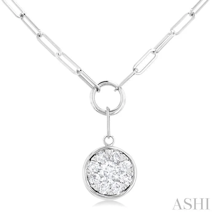 Shine In Style – Shop Jewelry Discounts Today ROUND SHAPE PAPER CLIP LOVEBRIGHT DIAMOND PENDANT Shine In Style – Shop Jewelry Discounts Today ROUND SHAPE PAPER CLIP LOVEBRIGHT DIAMOND PENDANT