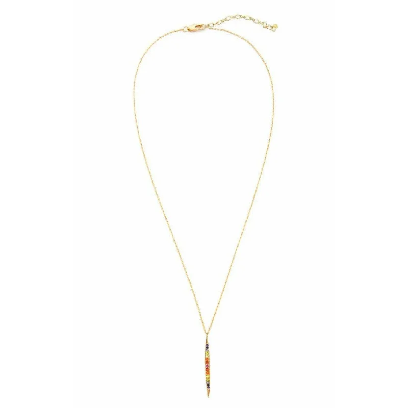 Bold And Beautiful Jewelry Now At Irresistible Prices TAI Medium Rainbow Stick Pendant Bold And Beautiful Jewelry Now At Irresistible Prices TAI Medium Rainbow Stick Pendant