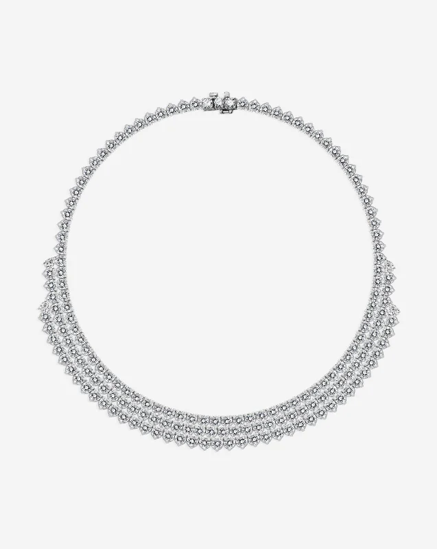 Buy More, Save More On Stunning Jewelry Pieces Three Row 50 Carat Statement Necklace Buy More, Save More On Stunning Jewelry Pieces Three Row 50 Carat Statement Necklace