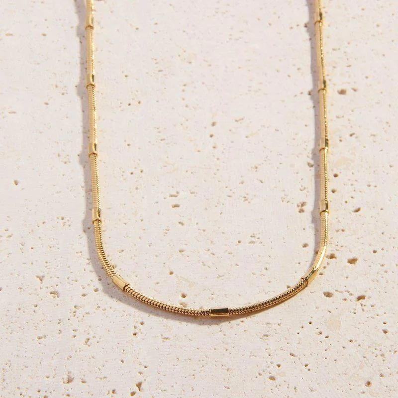 Delicate Crystal Jewelry For Sophisticated Charm Gaia Chain Necklace