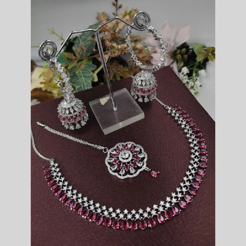 Dazzle With Discounts – Shop Jewelry On Sale Aamrapali American Diamond Necklace Set Dazzle With Discounts – Shop Jewelry On Sale Aamrapali American Diamond Necklace Set