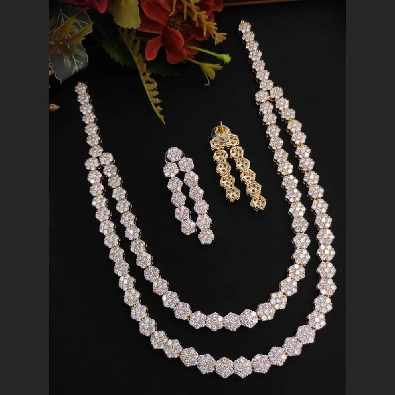 Grab Your Favorite Jewelry At The Lowest Prices Aamrapali American Diamond Necklace Set Grab Your Favorite Jewelry At The Lowest Prices Aamrapali American Diamond Necklace Set