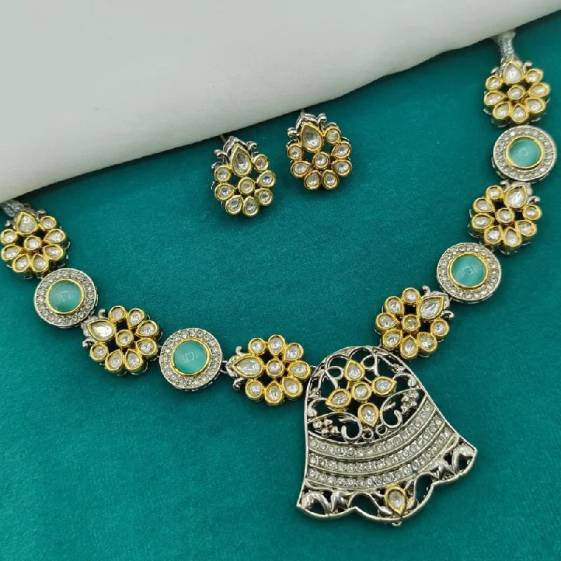 Shop Jewelry That Shines Without The High Price Amoliya Jewels 2 Tone Plated Kundan Stone Necklace Set Shop Jewelry That Shines Without The High Price Amoliya Jewels 2 Tone Plated Kundan Stone Necklace Set
