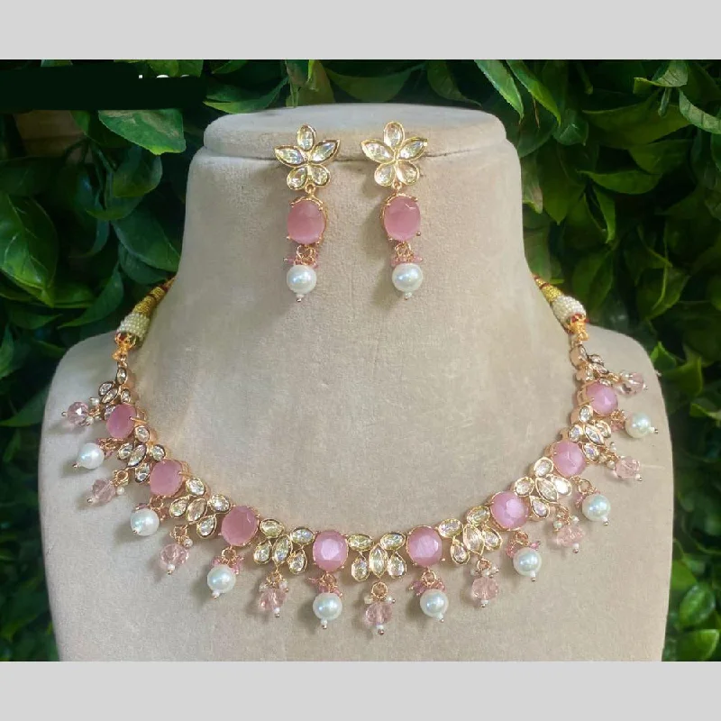 Unmissable Jewelry Sale – Shop Before It's Too Late Amoliya Jewels Gold Plated Polki Kundan & Beads Necklace Set Unmissable Jewelry Sale – Shop Before It's Too Late Amoliya Jewels Gold Plated Polki Kundan & Beads Necklace Set