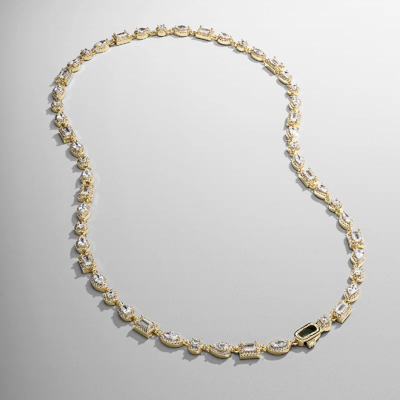 Once-A-Year Jewelry Sale – Grab Your Favorites Now Baguette Link Iced Necklace (Gold) Once-A-Year Jewelry Sale – Grab Your Favorites Now Baguette Link Iced Necklace (Gold)