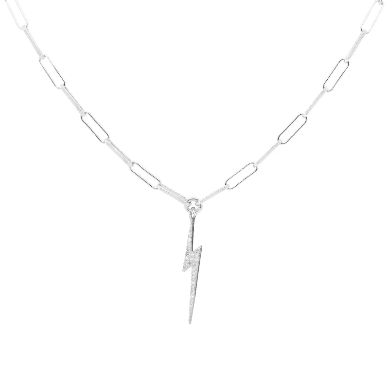 Holiday Jewelry Sale – Perfect Gifts At The Best Prices Bolt Silver Necklace w. Brown Diamond Holiday Jewelry Sale – Perfect Gifts At The Best Prices Bolt Silver Necklace w. Brown Diamond