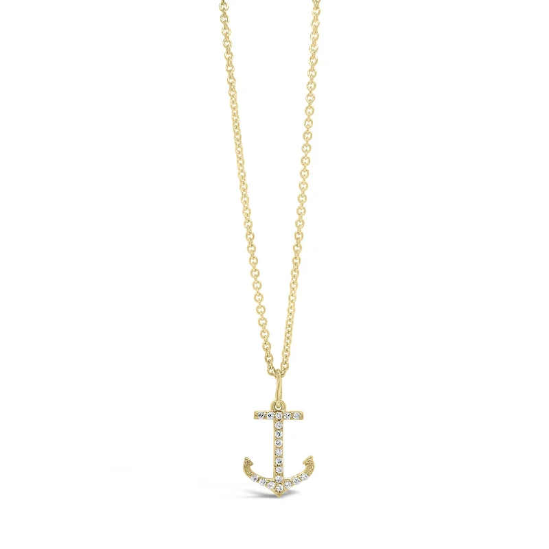 Buy More, Save More On Stunning Jewelry Pieces Diamond Anchor Pendant