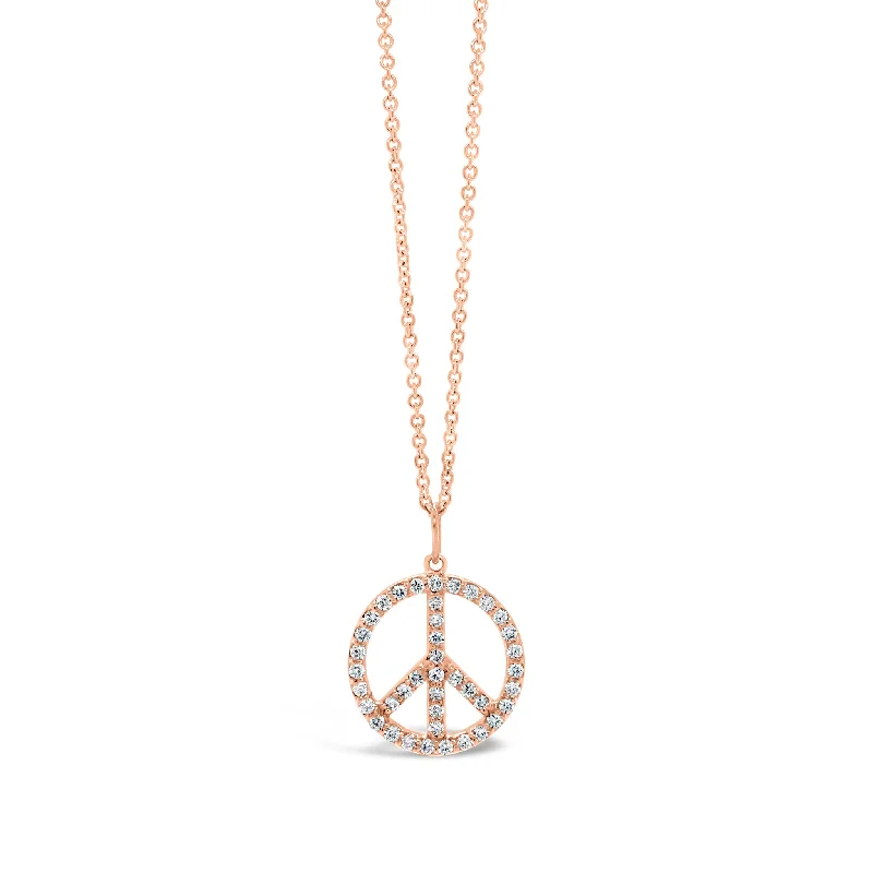 Huge Savings On Premium Jewelry Styles Diamond Peace Sign Pendant