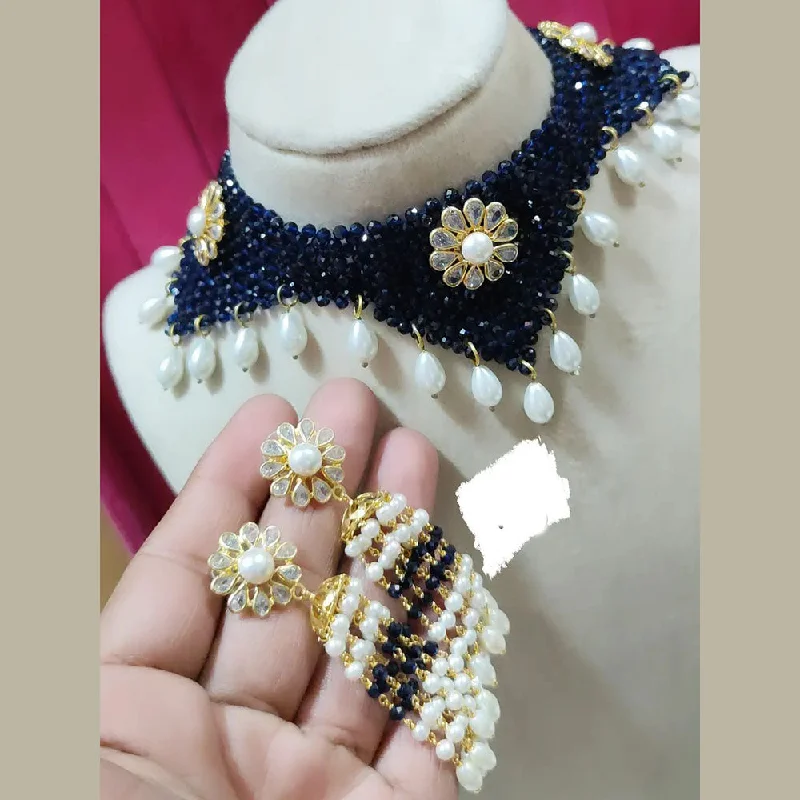 Personalized Jewelry Sale – Unique Pieces At Great Prices FS Collection Gold Plated Reverse AD And Pearl Choker Necklace Set Personalized Jewelry Sale – Unique Pieces At Great Prices FS Collection Gold Plated Reverse AD And Pearl Choker Necklace Set