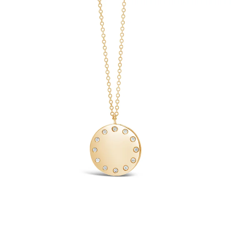 Best-Selling Jewelry Now Available At Special Deals Diamond Dotted Disc Pendant Necklace Best-Selling Jewelry Now Available At Special Deals Diamond Dotted Disc Pendant Necklace