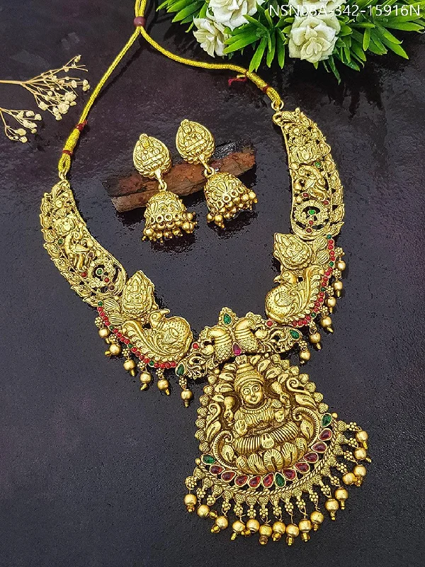 Discover Unique Jewelry With Special Limited-Time Offers Gold Plated Premium Laxmi Necklace Set Discover Unique Jewelry With Special Limited-Time Offers Gold Plated Premium Laxmi Necklace Set