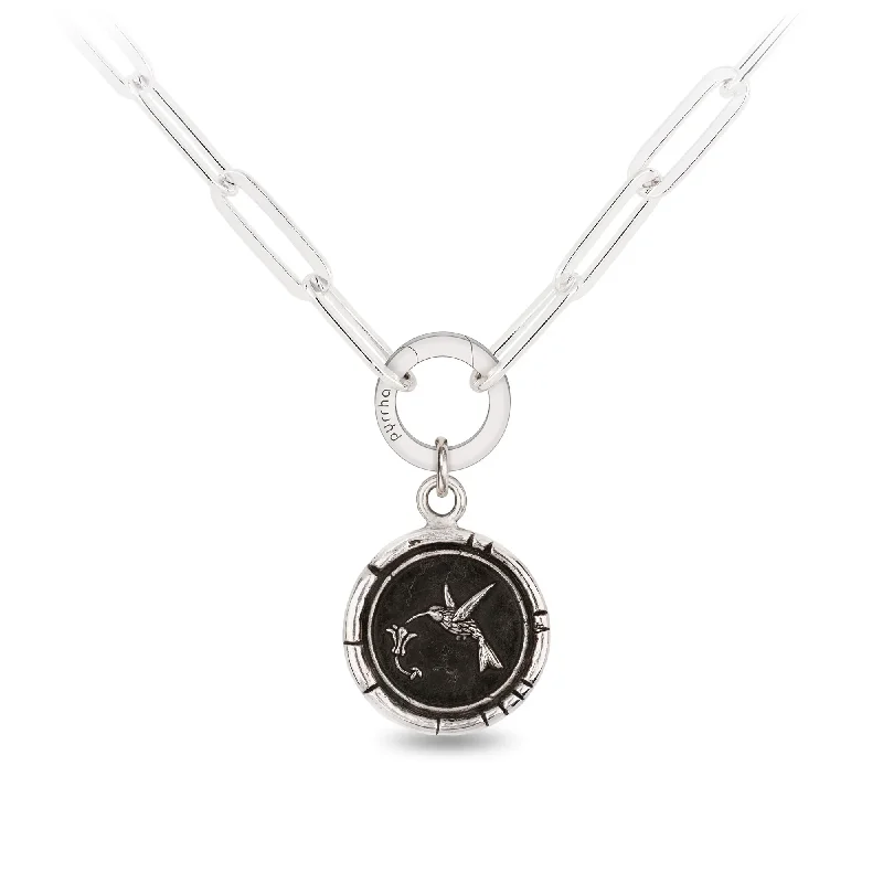 Limited-Stock Jewelry Sale – Once It's Gone, It's Gone Hummingbird Large Paperclip Chain Necklace