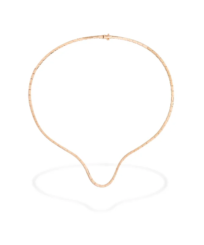Chic And Stylish Jewelry At Exclusive Prices Radiant Choker 18K Rosegold Necklace