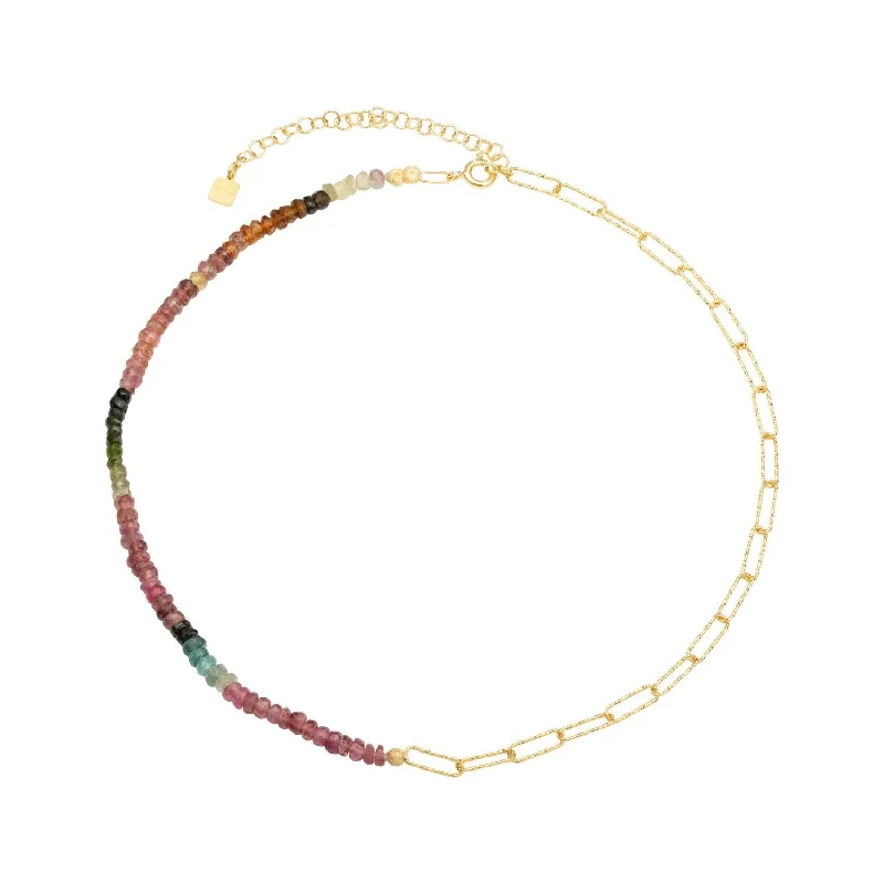 Stunning Statement Jewelry, Unbeatable Discounts Brianda 18K Gold Plated Necklace w. Tourmaline Stunning Statement Jewelry, Unbeatable Discounts Brianda 18K Gold Plated Necklace w. Tourmaline