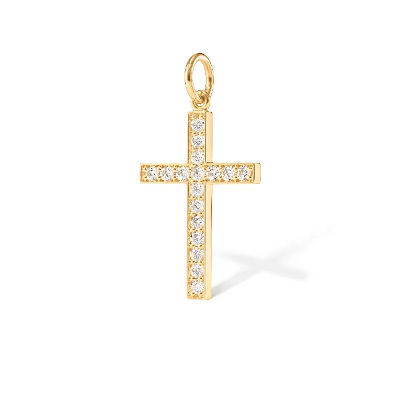 Celebrate With Sparkle – Jewelry Sale Now Live Cross Pavé 18K Gold Pendant w. Diamonds Celebrate With Sparkle – Jewelry Sale Now Live Cross Pavé 18K Gold Pendant w. Diamonds