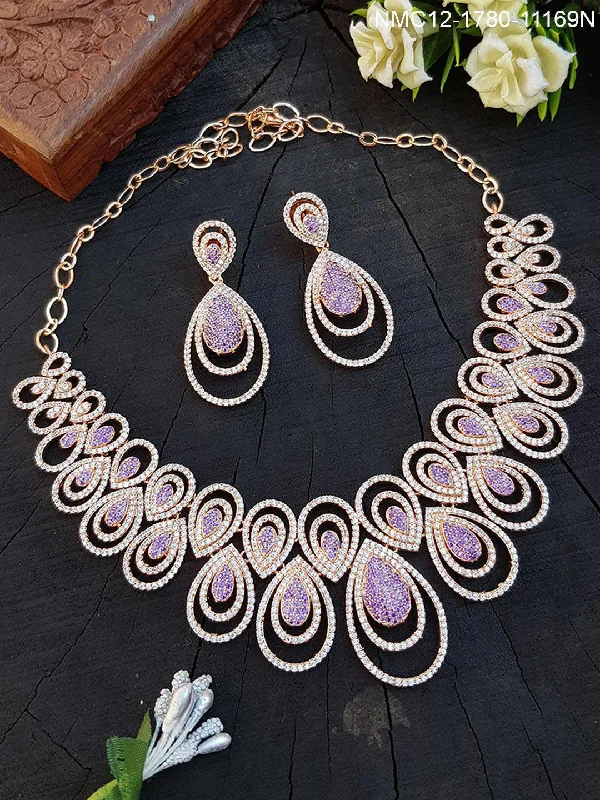 Luxury Jewelry Without The Luxury Price Tag Premium quality Designer Cz zercon stones Kundan Necklace set 11170N Luxury Jewelry Without The Luxury Price Tag Premium quality Designer Cz zercon stones Kundan Necklace set 11170N