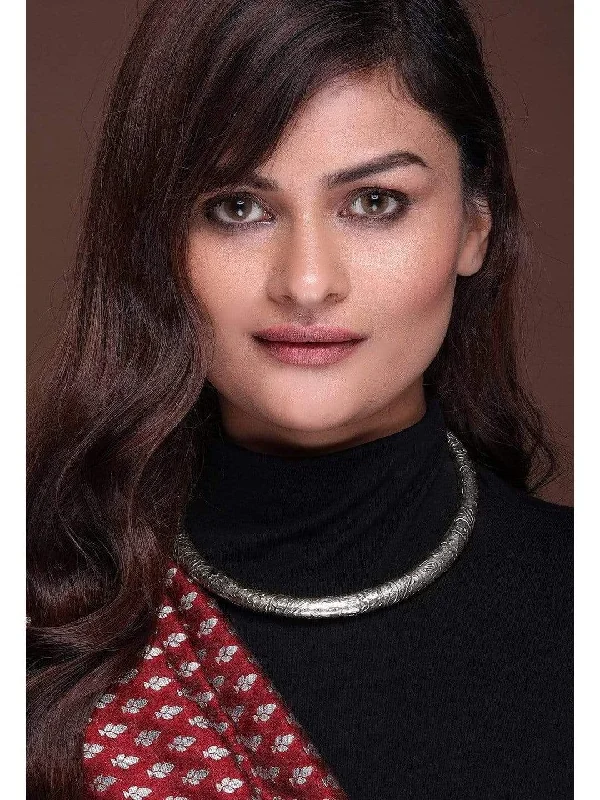 Seasonal Jewelry Sale – Upgrade Your Style Today Rubans Oxidised Silver Plated Choker Seasonal Jewelry Sale – Upgrade Your Style Today Rubans Oxidised Silver Plated Choker