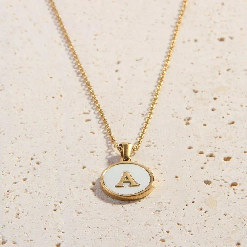 The Biggest Jewelry Sale Of The Year Is Here Shell Letter Necklaces 2.0