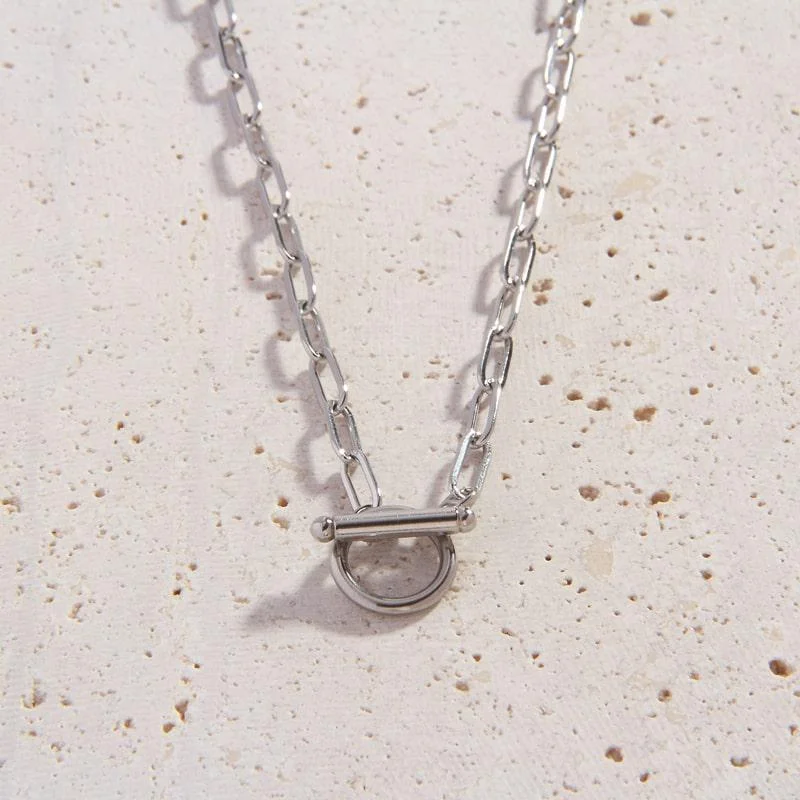 Flash Sale On Exquisite Jewelry – Don't Miss Out Silver Viviana Chain Necklace