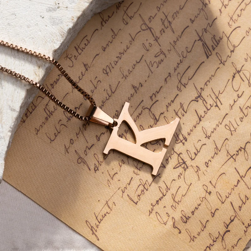 Unmissable Discounts On Timeless Jewelry Pieces Timeless Emblem Initial Necklace