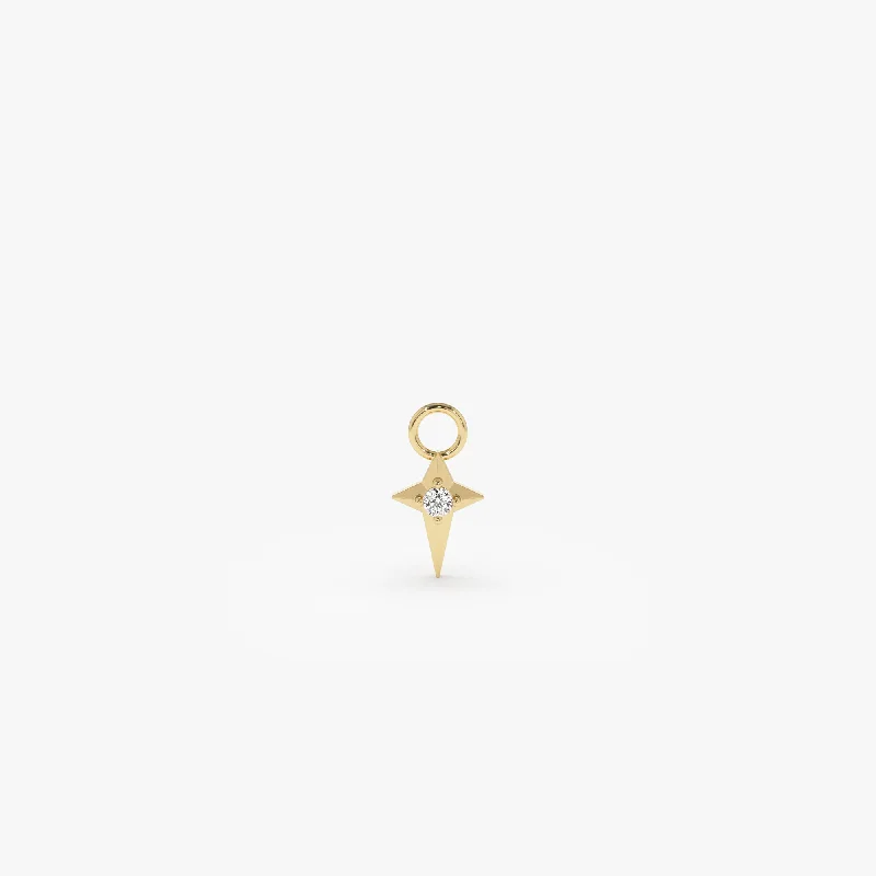 Exclusive Jewelry Bundles At Discounted Prices 14K Diamond Northstar Hoop Charm