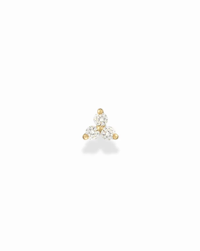 Timeless Beauty, Unbeatable Deals – Jewelry Sale On 14k Diamond Trinity Stud