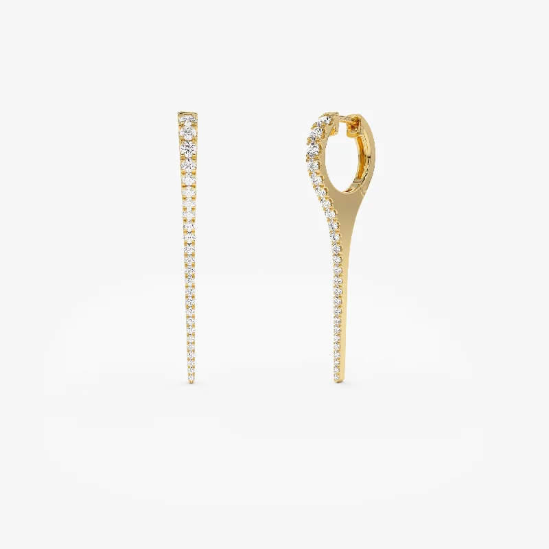 Personalized Jewelry Sale – Meaningful Gifts At Great Prices 14k Medium Diamond Dagger Earrings Personalized Jewelry Sale – Meaningful Gifts At Great Prices 14k Medium Diamond Dagger Earrings