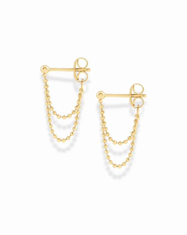 High-Quality Jewelry At A Fraction Of The Cost 14k Olive Chain Hoops