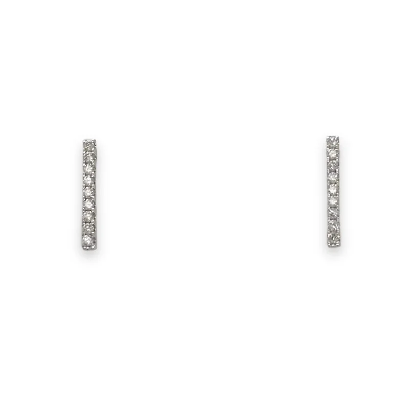 The Biggest Jewelry Sale Of The Year Is Here 14K W Gold 0.13ctw Diamond Stick Earrings The Biggest Jewelry Sale Of The Year Is Here 14K W Gold 0.13ctw Diamond Stick Earrings