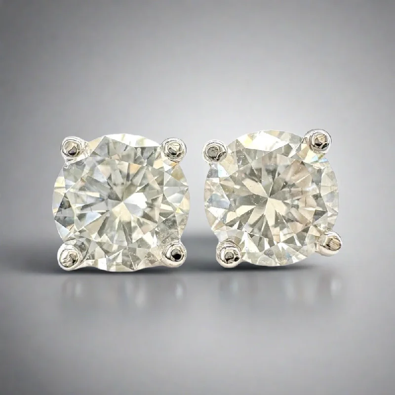 Fashion-Forward Geometric Jewelry For Contemporary Style 14K W Gold 0.71ctw F/VS1 Lab-Created Diamond Earrings Fashion-Forward Geometric Jewelry For Contemporary Style 14K W Gold 0.71ctw F/VS1 Lab-Created Diamond Earrings