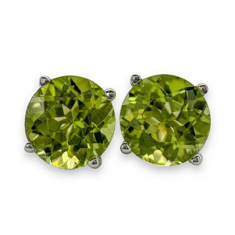Huge Savings On Timeless Jewelry Collections 14K W Gold 1.70cttw 6mm Round Peridot Earrings Huge Savings On Timeless Jewelry Collections 14K W Gold 1.70cttw 6mm Round Peridot Earrings
