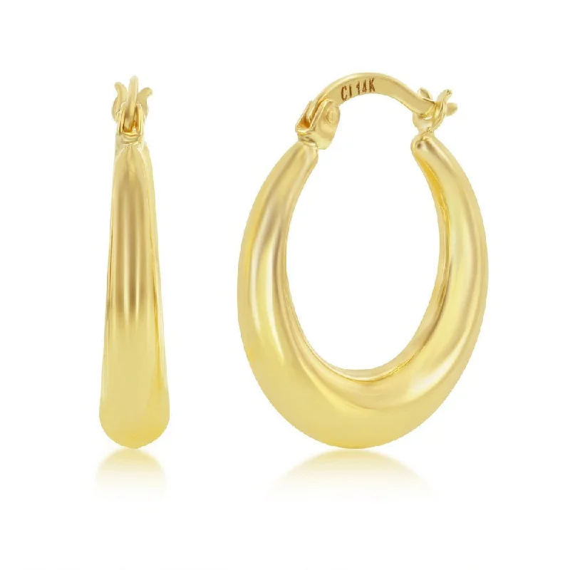Shop Signature Jewelry Styles At Exclusive Prices 14K Y Gold 20mm Tapered Hoop Earrings Shop Signature Jewelry Styles At Exclusive Prices 14K Y Gold 20mm Tapered Hoop Earrings