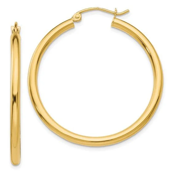 Exclusive Jewelry Sale – Sparkle For Less 14K Y Gold 2.5mm Lightweight Hoop Earrings Exclusive Jewelry Sale – Sparkle For Less 14K Y Gold 2.5mm Lightweight Hoop Earrings