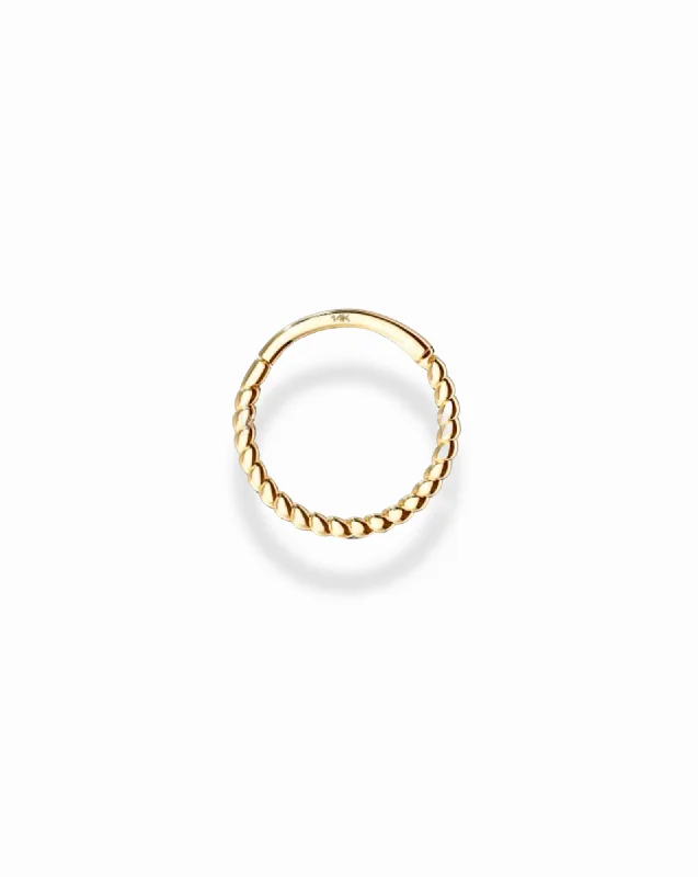 Premium Jewelry, Premium Discounts – Act Fast 14k Lasso Hoop
