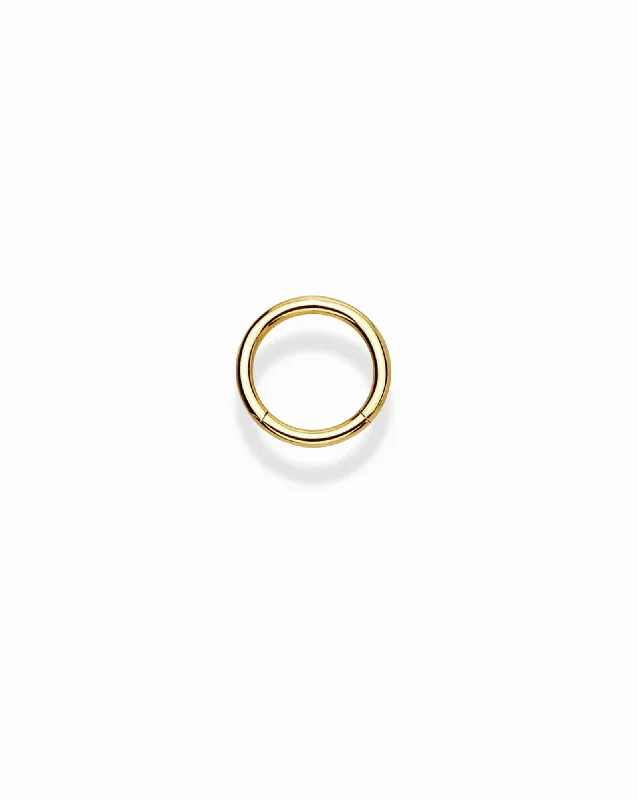 Elevate Your Outfit With Discounted Statement Jewelry 14k Smooth Hoop