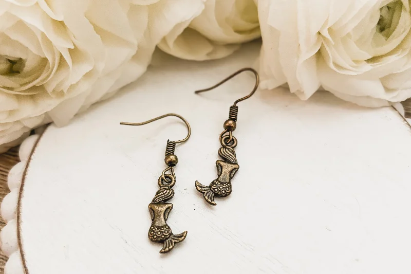 Premium Diamond Jewelry At Once-In-A-Lifetime Discounts Beautiful Bronze Mermaid Earrings Premium Diamond Jewelry At Once-In-A-Lifetime Discounts Beautiful Bronze Mermaid Earrings