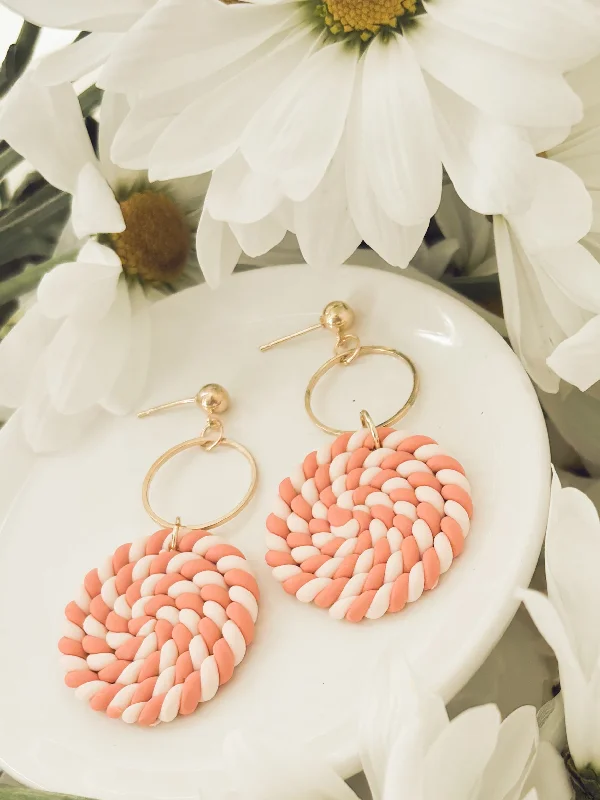 Grab Your Favorite Jewelry At The Lowest Prices Beautiful Clay Twist Earrings
