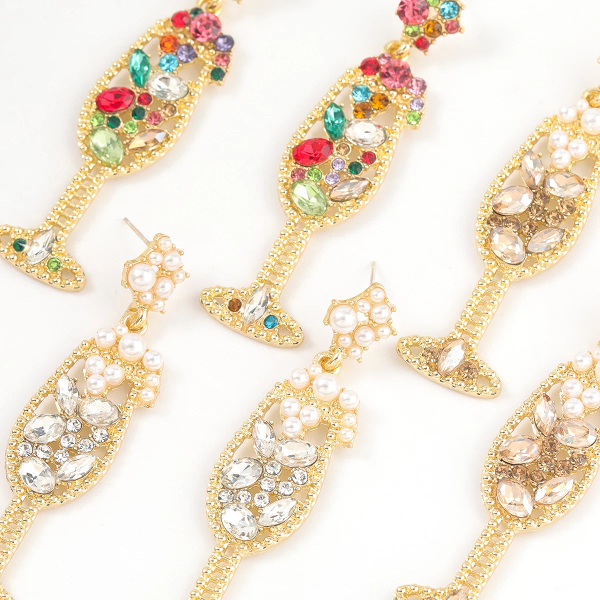 Premium Jewelry Now Available At Special Discounts Beautiful Gemstone Champagne Earrings Premium Jewelry Now Available At Special Discounts Beautiful Gemstone Champagne Earrings