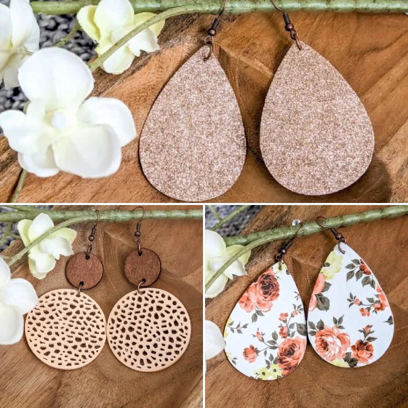 Eco-Friendly Sustainable Jewelry For Conscious Buyers Beautiful Drop Earring Set